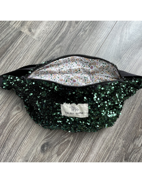 Banane en Sequins Verts