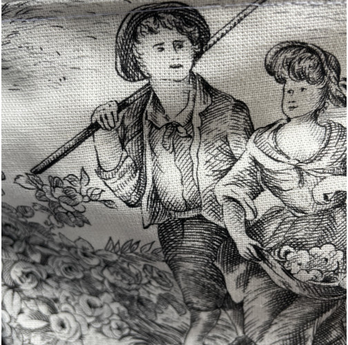 Banane Toile de Jouy Noire