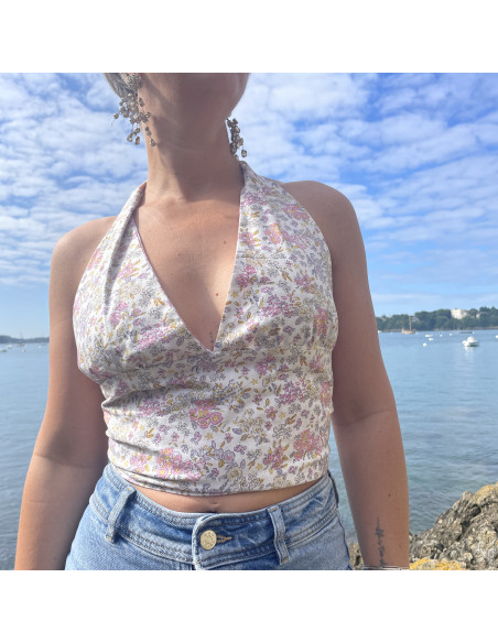 Top Dos Nu Vichy Rose