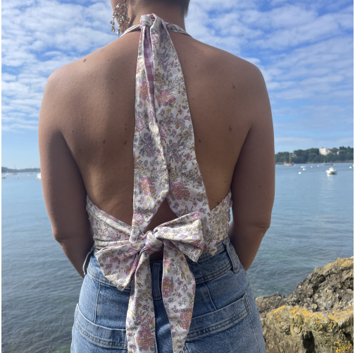 Top Dos Nu Vichy Rose