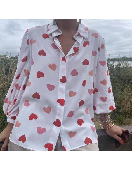 Chemisier Cœurs