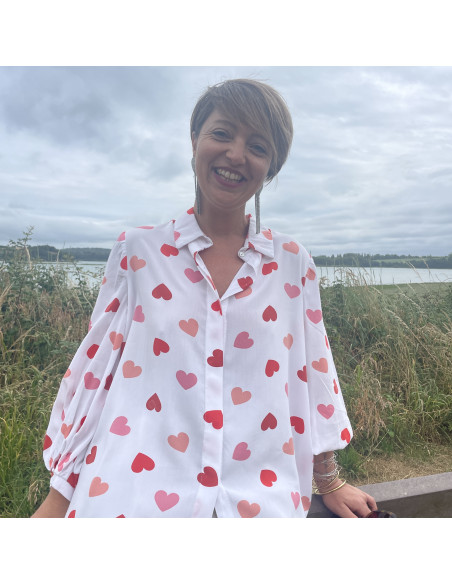 Chemisier Cœurs