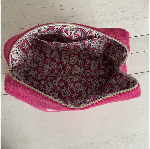 Trousse de toilette éponge Rose